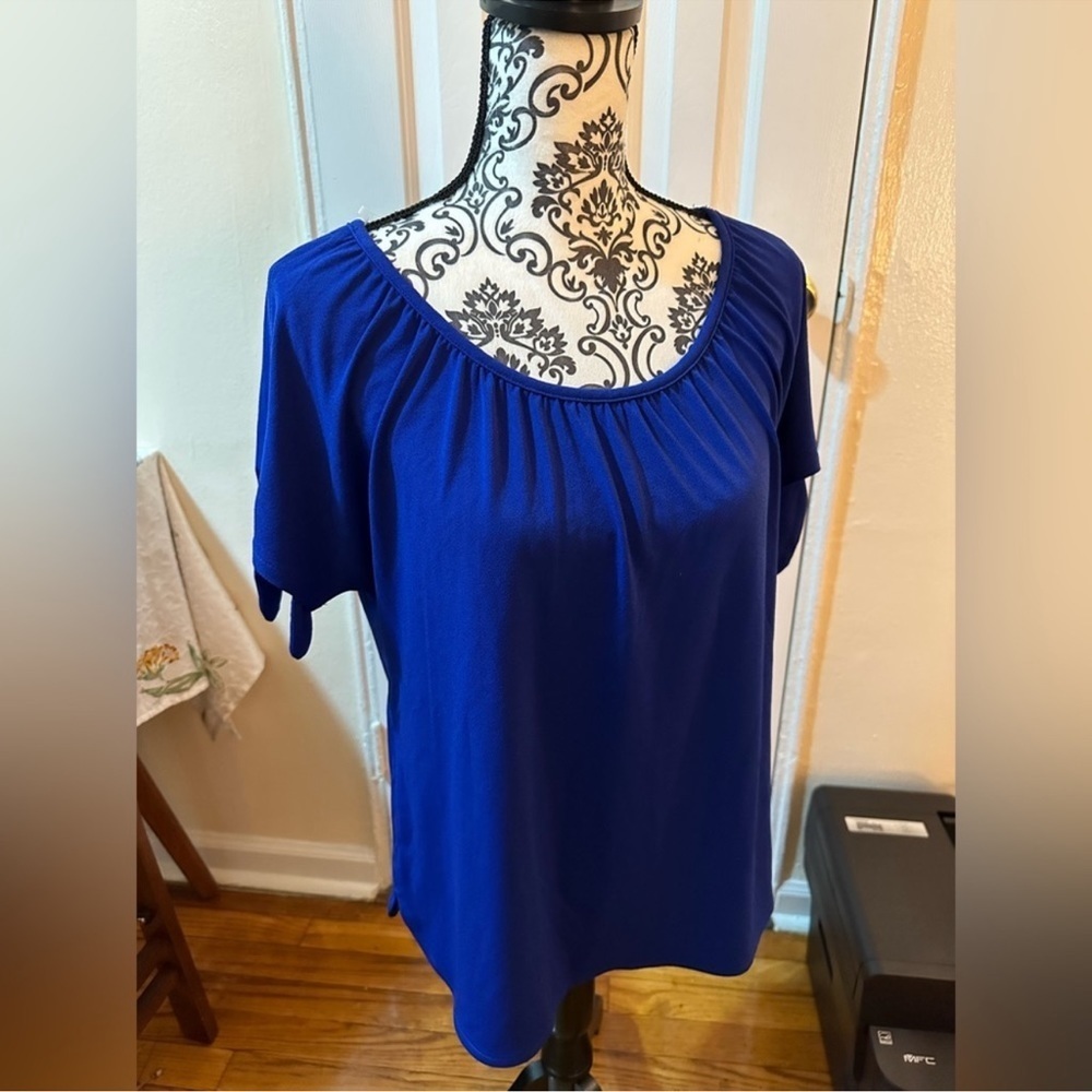 Cold shoulder INC blouse